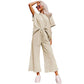 Loose Short Sleeve Trousers Suit Women