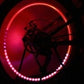 Bicycle electric car hot wheels colorful nozzle lights car motorcycle nozzle lamp