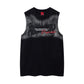 Inkjet Lettered Casual Vest For Men