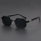 Retro Polygon Exquisite Sun Glasses Women