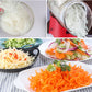 Manual Kitchen Accessories Multifunctional Round Mandoline Potato Slicer Vegetable Cutter Slicer Cheese Kitchen Gadgets