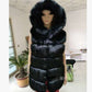 Waistcoat Faux Fur Vest Women Hooded Faux Fox