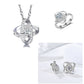 925 Sterling Silver Necklace For Women Forever Heart AAA Zircon Mosaic Necklaces & Pendants Gift