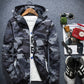 Covrlge Men Jacket Fashion Spring Men Brand Camouflage Jackets Casual Mens Coat Men's Hooded Luminous Zipper Coats MWJ011
