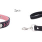 Stainless Steel Iron Dog Collar with Laser Lettering