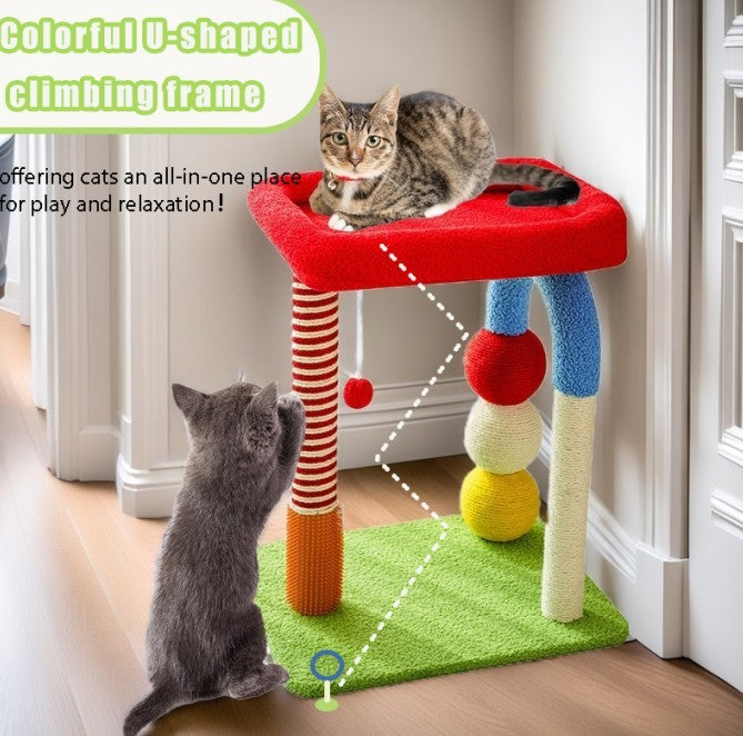 Cat Tree With Built-in Bed