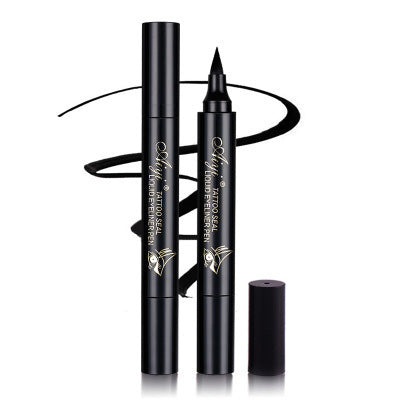 Double-headed Triangle Seal Eyeliner 2-in-1 Waterproof Eyeliner