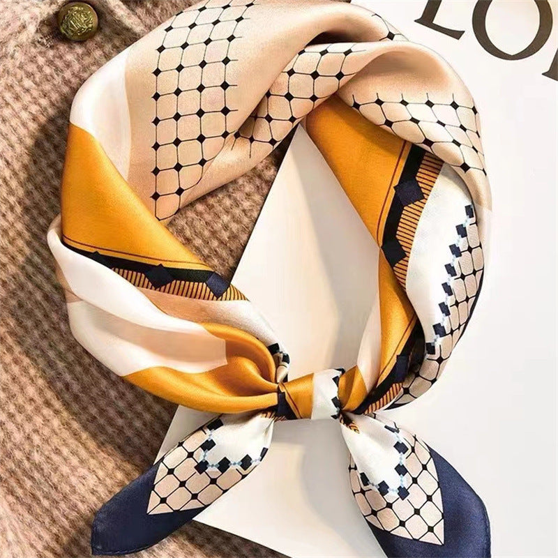 Crepe Satin Scarf For Women