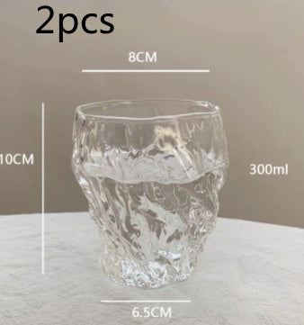 Glass Water Cup For Household Use