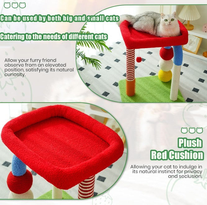 Cat Tree With Built-in Bed
