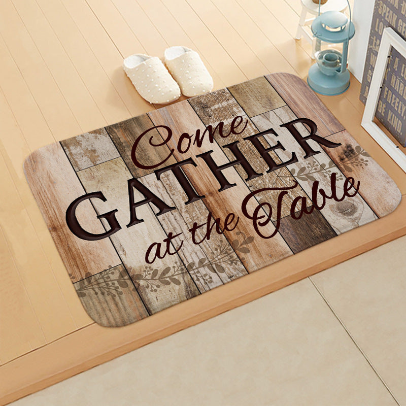 Home Printed Mat Kitchen Mat