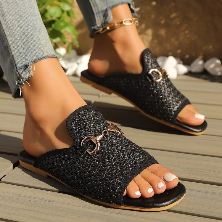 Women’s Hollow Square Toe Sandals