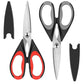 Stainless Steel Kitchen Scissors Household With Scissors Cover