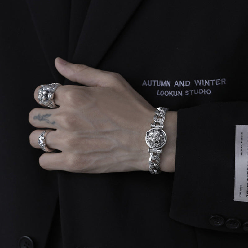 Rotating Tiger Bracelet For Men