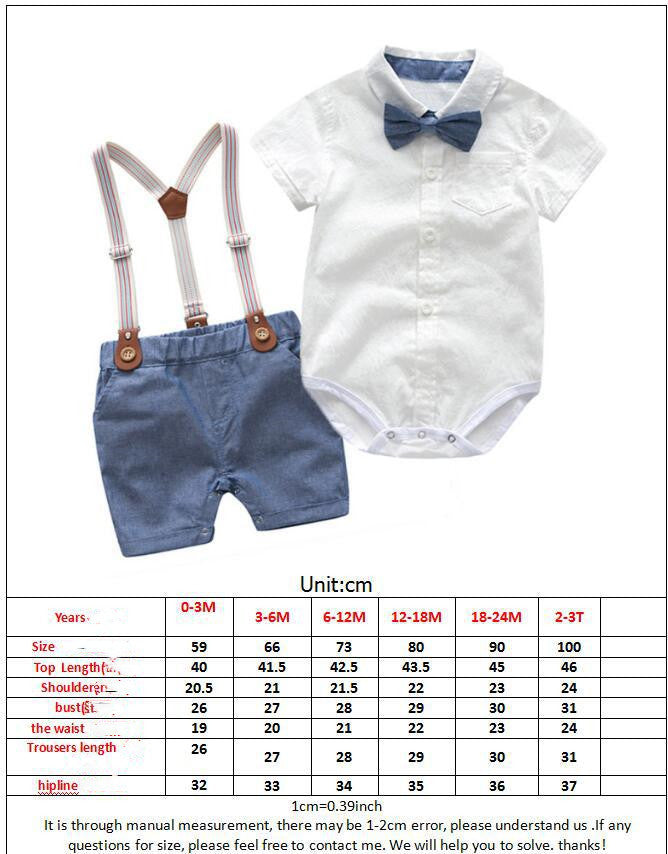 Summer Baby Boy Gentleman Suit