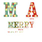 Merry Christmas Letter Light JOY Decorative Letters