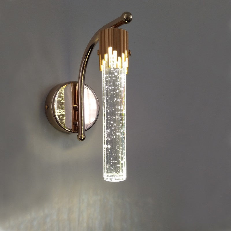 Simple Crystal Wall Lamp Living Room Wall Light Bulb