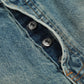 Washed Denim Mop Trousers Men