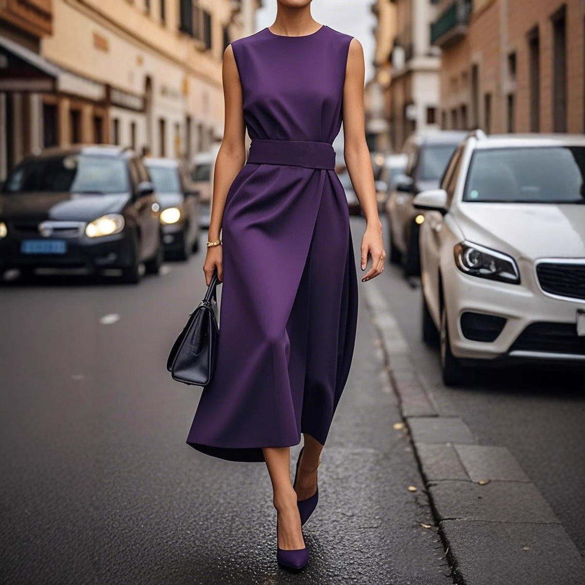 Summer Irregular Sleeveless Dress