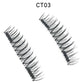 3D double magnet false eyelashes 24P double magnet false Mascara free magnetic false eyelash double magnet eyelashes