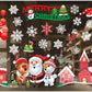 Christmas color window stickers
