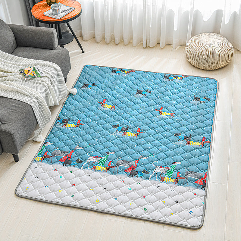 Cotton Non-slip Floor Mats Baby Crawling Mats, Climbing Mats, Foldable Washable Game Mats