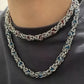 Sapphire Splice Necklace For Men