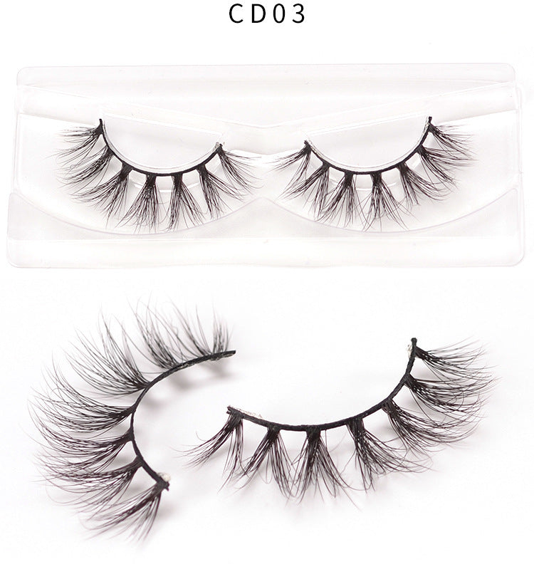 3D color mink false eyelashes