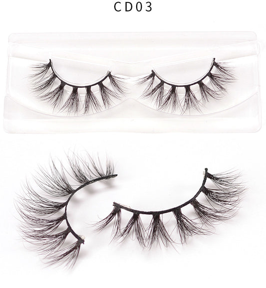 3D color mink false eyelashes