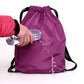 Drawstring travel backpack