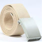 Candy-colored fashionable canvas belts for men and women