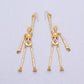 Skull alloy earrings earrings women