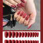 Frosted ballet fake nails