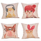 ADORABLE CAT PILLOW COVERS