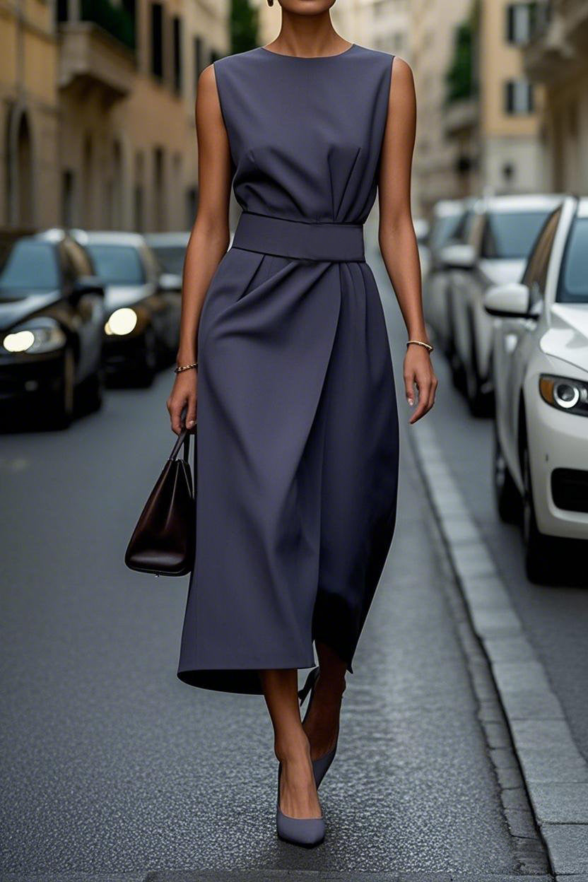 Summer Irregular Sleeveless Dress