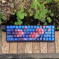 Oil Painting Style Side Carving Transparent Original PBT Atk68 Key Cap