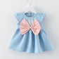 Girls denim dress