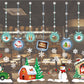 Christmas color window stickers