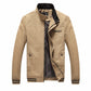 Spring Autumn Men Casual Jacket Coat Men's Fashion Washed  Pure Cotton Brand Clothing Jackets Male Coats