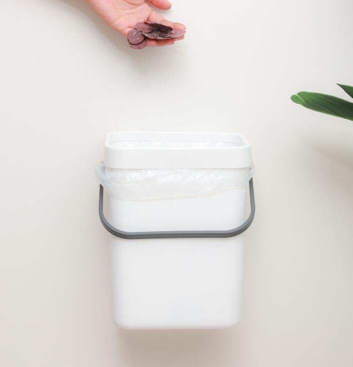 Wall-mounted Kitchen Trash Can Size Set