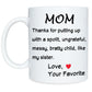 Thanksgiving Father Mother Ceramic Coffee Mug