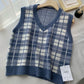 Women's vest sleeveless waistcoat knitted waistcoat