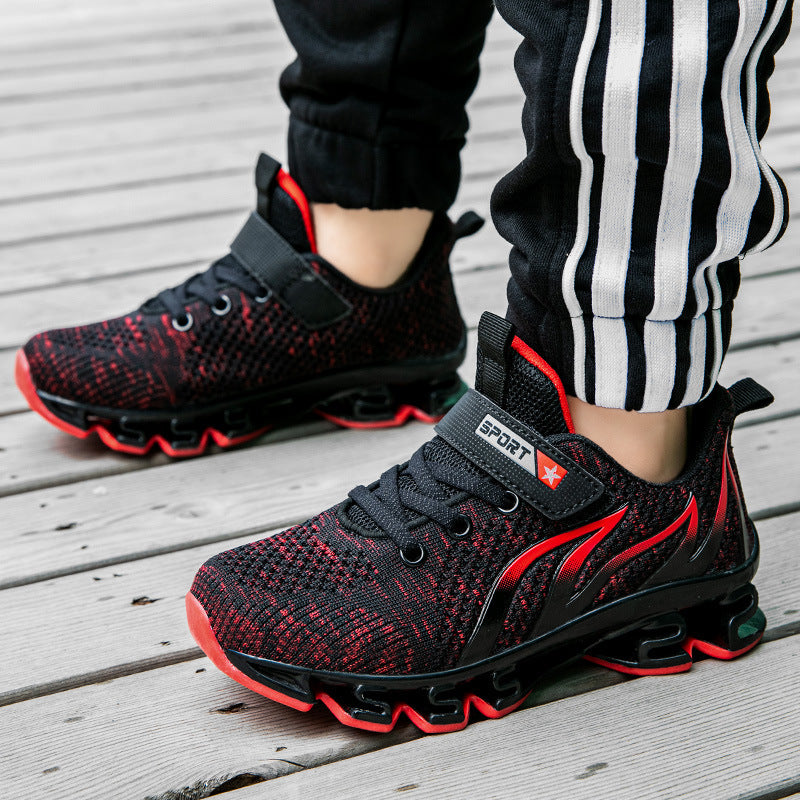 Boy Shoes Mesh Medium And Large Children's Sports Shoes Little Boy 31-39 Size Fashion Fashion Shoes