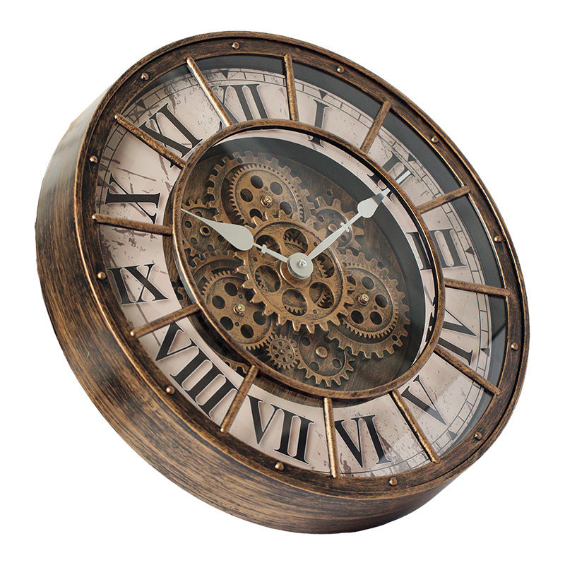 Round Gear Wall Clock Clock