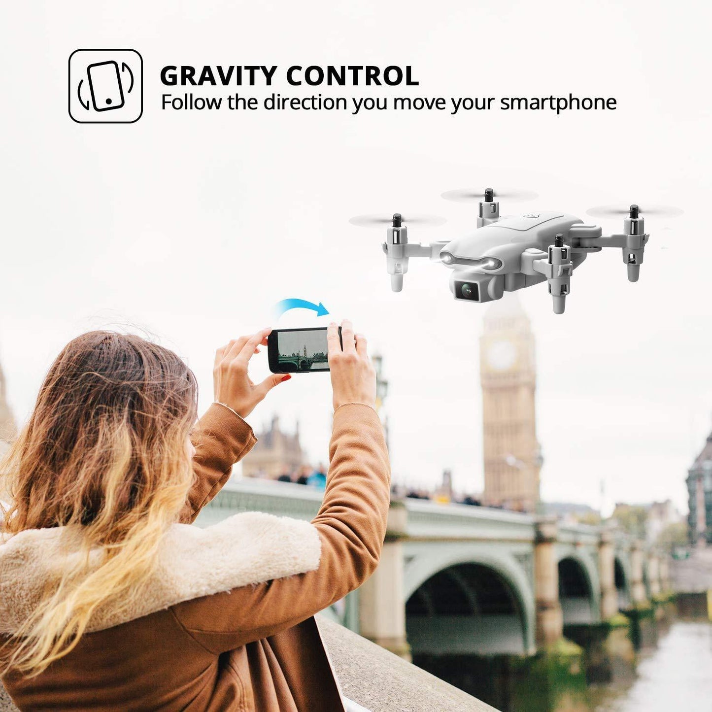AU 4DV9 Mini Drone, With High-definition Camera, FPV Real-time Video RC Quadcopter