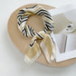 New Black And White Checkerboard Scarf Women