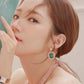 MENGJIQIAO 2019 Korean TV Star Crystal Tassel Drop Earrings