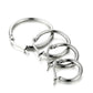 ORAZIO 4 Pairs Stainless Steel Hoop Earrings Set