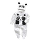 Baby boy cartoon long-sleeved jumpsuit cap