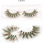 3D color mink false eyelashes